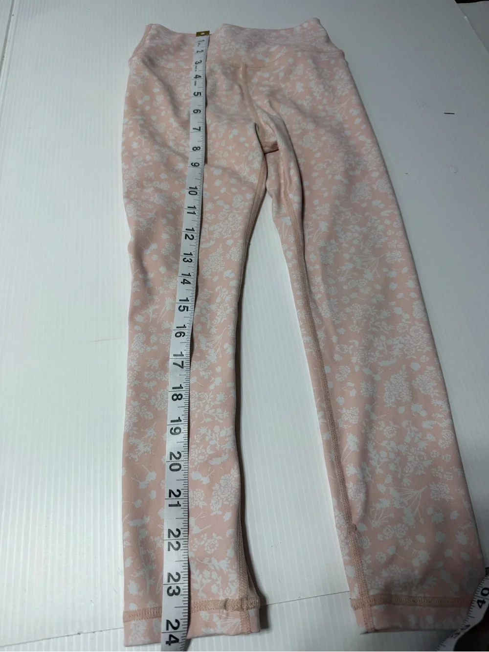 cheeky plum Pink Floral High-Waist Kids Leggings
